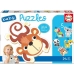 Set de 5 Puzzles Educa Infantil animais