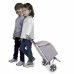 Carro de Compras Decuevas Funny Dobrável Brinquedo Cor de Rosa 66 x 30 x 36 cm