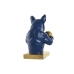 Figura Decorativa Home ESPRIT Azul Laranja Dourado 28 X 26 X 35,5 cm (2 Unidades)