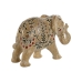 Decoratieve figuren Home ESPRIT Multicolour Olifant 32,5 x 12,5 x 21 cm