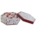 Christmas Baubles Home ESPRIT White Red PVC (7 Units)