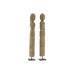 Decorative Figure Home ESPRIT Natural 7,5 x 7,5 x 50 cm Statue (2 Pieces)