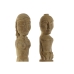 Decoratieve figuren Home ESPRIT Natuurlijk 7,5 x 7,5 x 50 cm Standbeeld (2 Onderdelen)