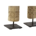 Decoratieve figuren Home ESPRIT Natuurlijk 7,5 x 7,5 x 50 cm Standbeeld (2 Onderdelen)