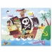 Puzzle Infantil Diset XXL Barco Pirata 48 Piezas