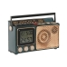 Bordsklocka Home ESPRIT Gouden Donkergroen Metaal Radio 24 x 8 x 17 cm