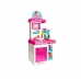 Cozinha de Brincar Barbie 40,5 x 30 x 81 cm Cor de Rosa