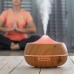 Luftbefeuchter Aroma Diffusor Multicolor-LED Wooden-Effect InnovaGoods