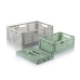 Set van 3 opvouwbare en stapelbare opbergkratten Boxtor InnovaGoods