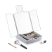 Klappbarer Spiegel mit LED und 3-in-1-Make-up-Organizer Panomir InnovaGoods