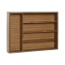 Organizador para Cubiertos Home ESPRIT Natural Acacia 34,5 x 25,5 x 5 cm