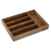 Bestikkorganisator Home ESPRIT Naturell Akasia 34,5 x 25,5 x 5 cm