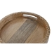 Vassoio per aperitivi Home ESPRIT Naturale Coloniale 30 x 30 x 5 cm