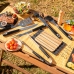 Barbecue-gereedschapsset met draagtas BBSet InnovaGoods 12 Onderdelen