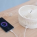 3 v 1 zložljiv ventilator za polnjenje Fandle InnovaGoods Ø7,7'' 7200 mAh