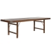 Folding Table Home ESPRIT Natural Recycled Wood 240 x 90 x 77 cm