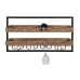 Bottle rack Home ESPRIT Black Natural 65 x 25 x 35 cm