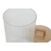 Bote Home ESPRIT Transparente Bambu Cristal 4 L