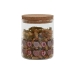 Boks Home ESPRIT Gul Grønn Naturell Kork Silikon Borosilikatglass Shabby Chic 700 ml (4 enheter)