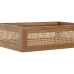 Snacksbrett Home ESPRIT Naturell 26 x 17 x 7 cm