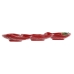 Snack tray Home ESPRIT Red Modern 32 x 11,5 x 3,2 cm