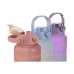 Garrafa de água Home ESPRIT Azul Cor de Rosa Turquesa Lilás Polipropileno PET 2 L (3 Unidades)