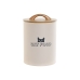 Bote de comida para mascotas Home ESPRIT Beige Natural 2,5 L