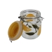 Set di 4 Barattoli Home ESPRIT Giallo Cristallo Ferro 1,5 L 4 Pezzi