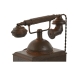 Dekorativ Figur Home ESPRIT Bronse Vintage Telefon 21 x 12 x 18 cm (2 enheter)