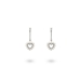 Ladies' Earrings 24KAE 42403S Silver