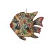 Decorative Figure Home ESPRIT Multicolour Fish 80 X 12 X 60 cm