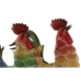 Decorative Figure Home ESPRIT Multicolour Rooster 39,5 X 15 X 42 cm (2 Units)