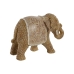 Decorative Figure Home ESPRIT Natural Elephant 32 x 12 x 21 cm