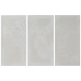 Decoración de Pared Home ESPRIT Blanco Moderno Mapamundi 180 x 4 x 120 cm (3 Piezas)