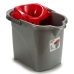 Dweilemmer Met wieltjes Plastic 31 x 31 x 41 cm 15 L (24 Stuks)