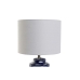 Bordlampe Home ESPRIT Blå Hvid Keramik 50 W 220 V 28 x 28 x 49 cm (2 enheder)