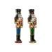 Christmas bauble Home ESPRIT Multicolour Nutcracker 23 x 20 x 70 cm (2 Units)