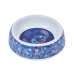 Dog Feeder Stitch Blue