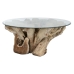 Mesa de Centro Home ESPRIT Natural 100 x 100 x 45 cm