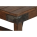 Folding Table Home ESPRIT Natural Recycled Wood 182 x 90 x 76 cm