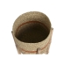 Conjunto de vasos Home ESPRIT Natural Juta Madeira de mangueira 26 X 26 X 67 cm (2 Peças)