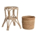 Set de jardiniere Home ESPRIT Natural răchită Fibră 28 x 28 x 38 cm (2 Piese)