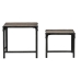 Set of 2 tables Home ESPRIT Luonnollinen 48 x 36 x 45 cm