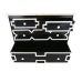 Chest of drawers Home ESPRIT Black 111 x 51 x 99 cm