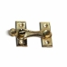 Door latch EDM 85067 Brass H-shaped Left 8 cm