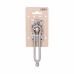 Dispositif de retenue de porte EDM 85563 nickel 3 cm