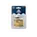 Key padlock EDM 85239 Brass Safety