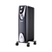 Radiador EDM 07126 Black Edition Negro/Gris 1000 W