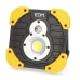 Lanterna LED EDM 36377 XL Amarelo Preto 15 W 250 Lm 750 Lm Foco Recarregável