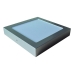 Laevalgusti EDM 31593 Alumiinium Plastmass 20 W 22,5 x 22,5 x 4 cm (4000 K)